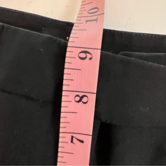 White House Black Market The Slim Crop Black Dress Pant - Size 0 - Picture 7 of 7
